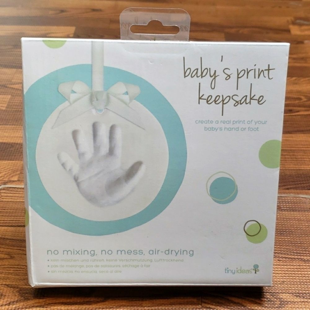 NWT! Tiny Ideas Baby's hand print keepsake kit.